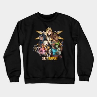 Overwatch Salty Support Crewneck Sweatshirt